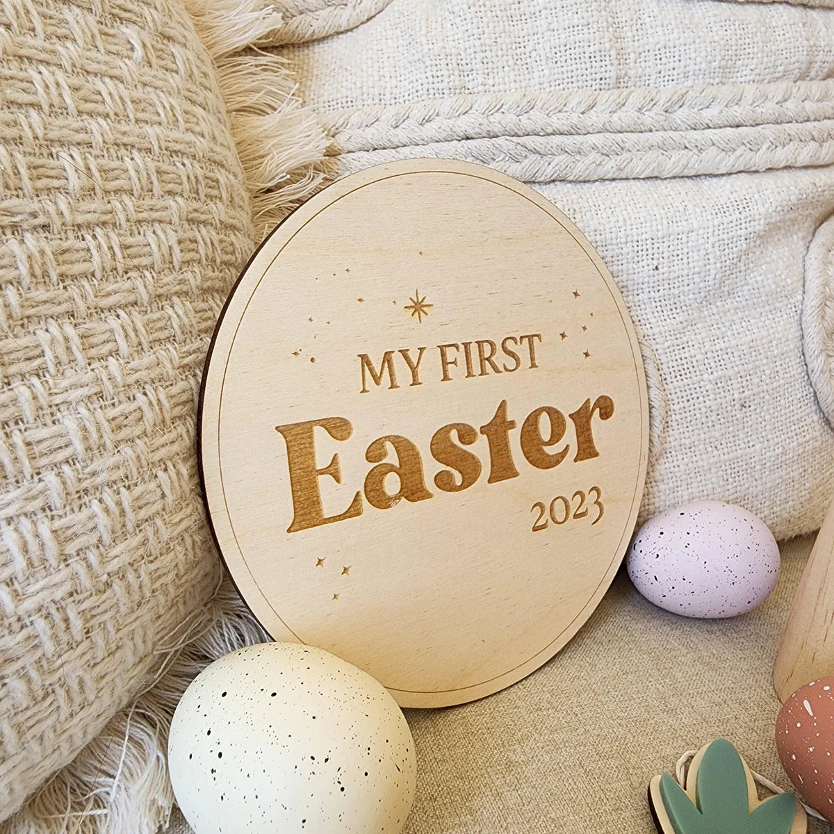 My First Easter 2024 - Easter Milestone Disc (old year but could use for keepsake)