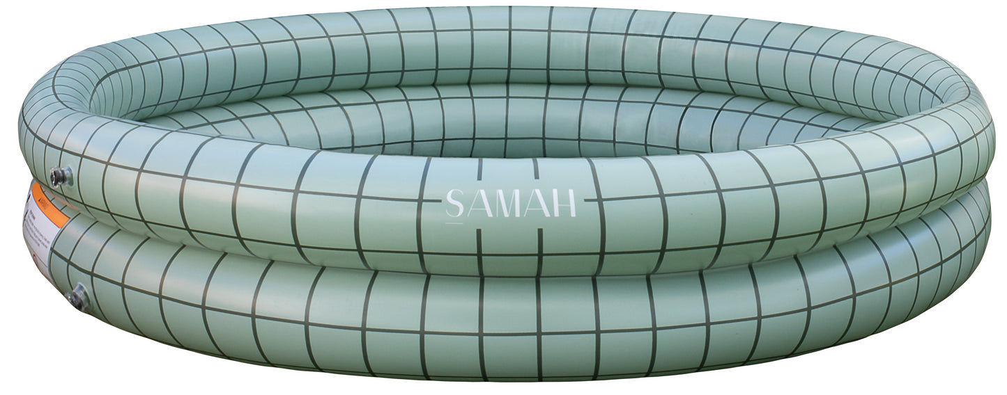Hello Samah Mint And Moss Inflatable Pool