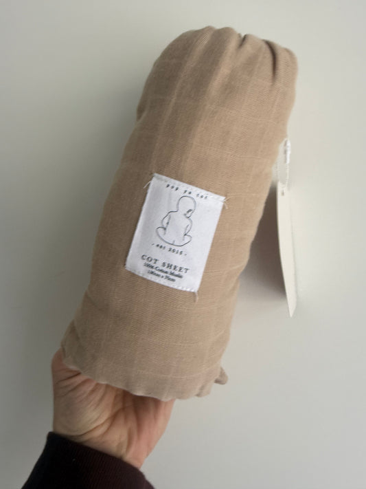 Pop Ya Tot Oatmeal Cot Sheet