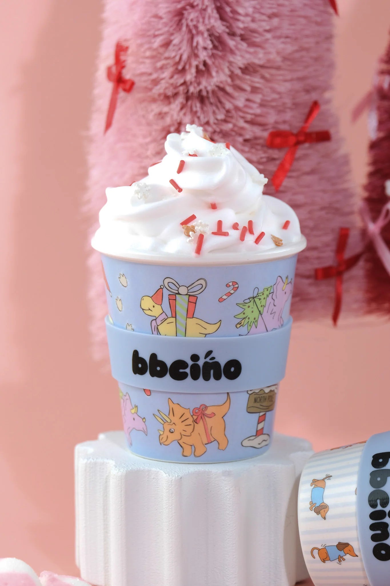 Santa's Little Sipper Pink