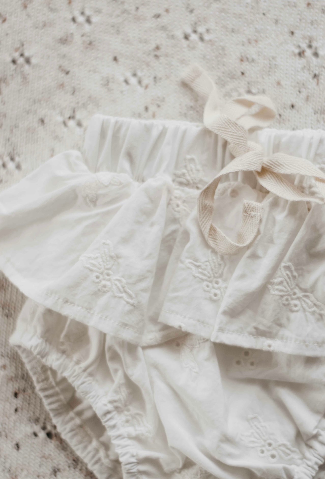 Bencer&Hazelnut Holly Bloomers White - PREORDER