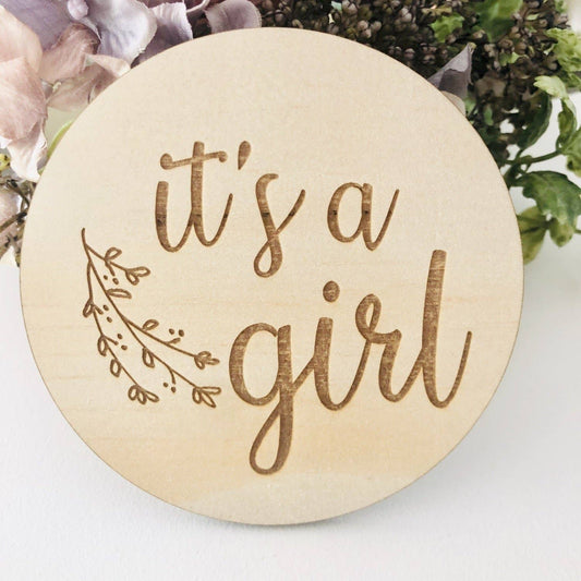 It's a Girl Botanical: 14.5cm