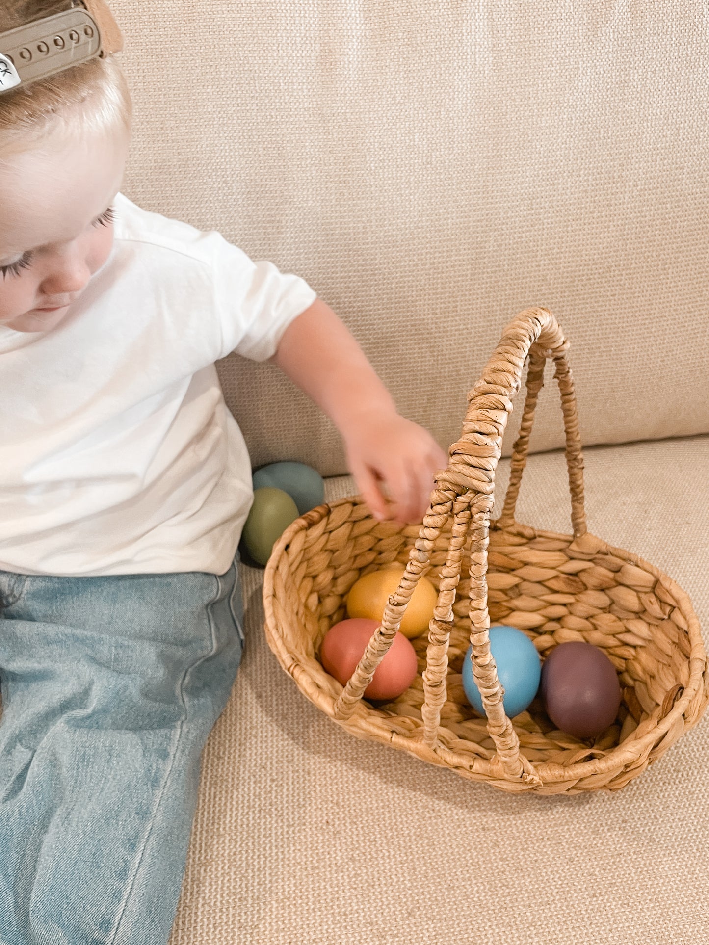 Qtoys - Cane Basket