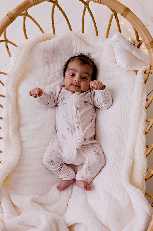 Confetti Kidz Bamboo Zipsuit Bonjour