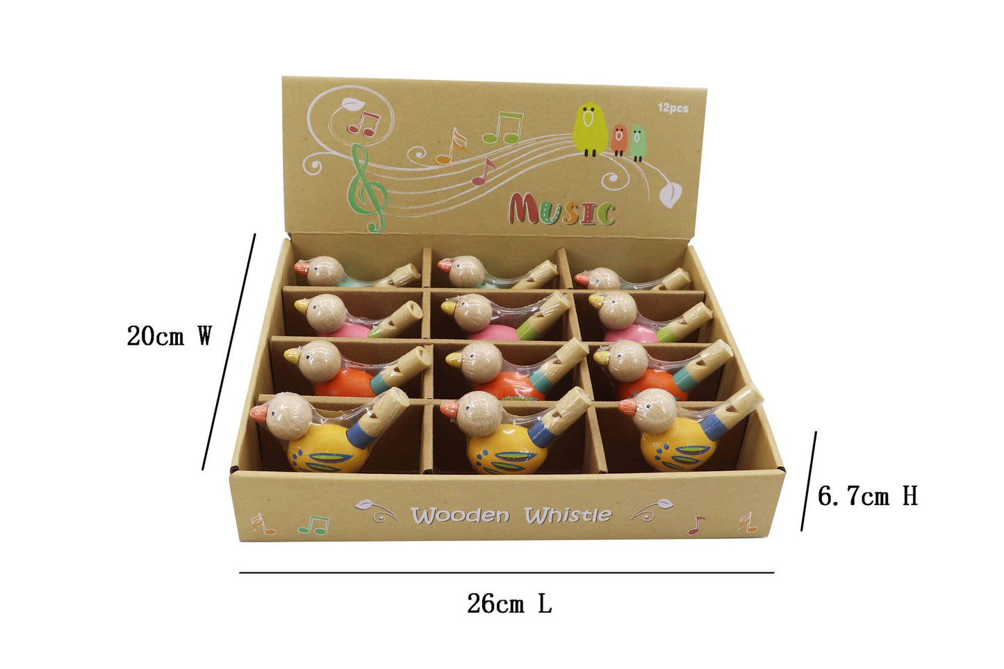 Wooden Bird Whistles