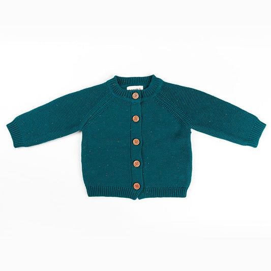 Ponchik Babies + Kids - Cotton Knitted Cardigan - Jewel Knit
