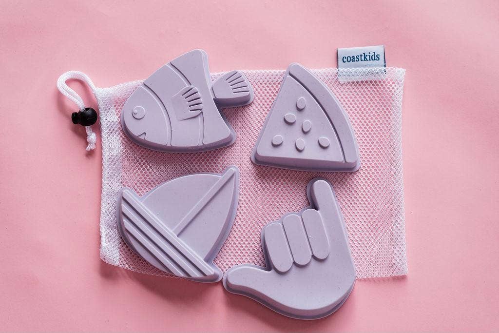 Shelly Beach Sand Moulds: Lilac