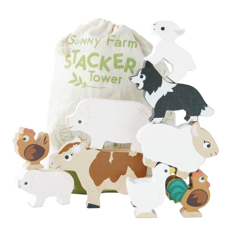 Le Van Toy - Farm Stacking Animals