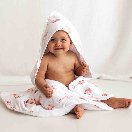 Snuggle Hunny Organic Cotton Extra Large Towel - Ballerina