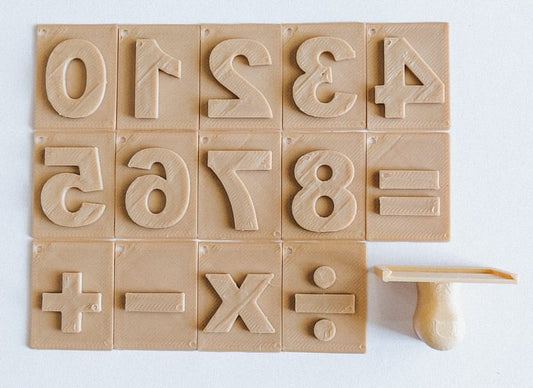 Eco Stamp - Number Set (14 cards)