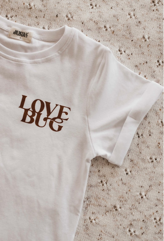 Love Bug Bodysuit/tee White